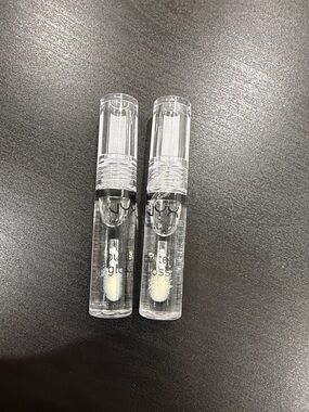 NYX Clear Lip Gloss 2 pcs not used  !!! See photos and video